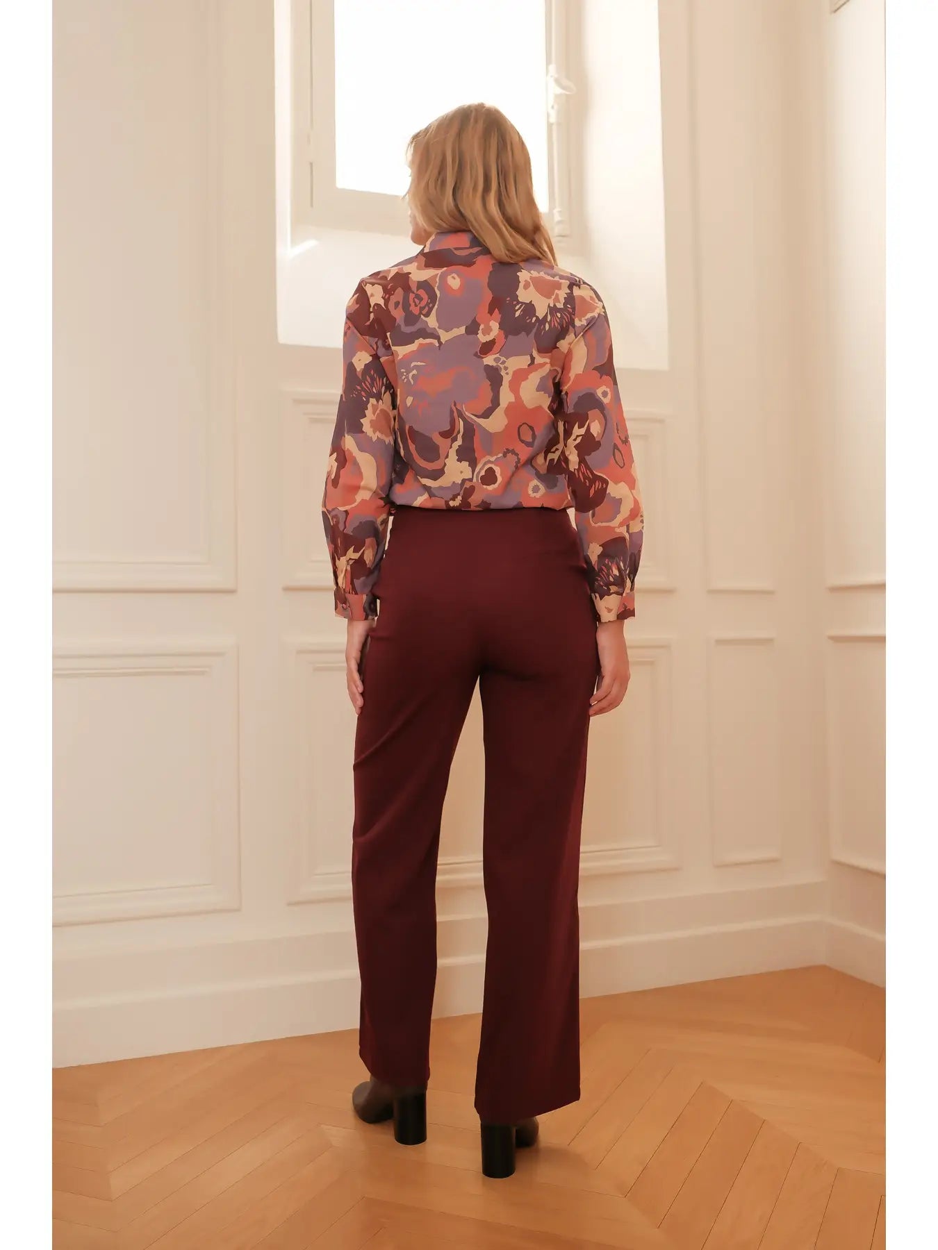 Katoenen blouse met print