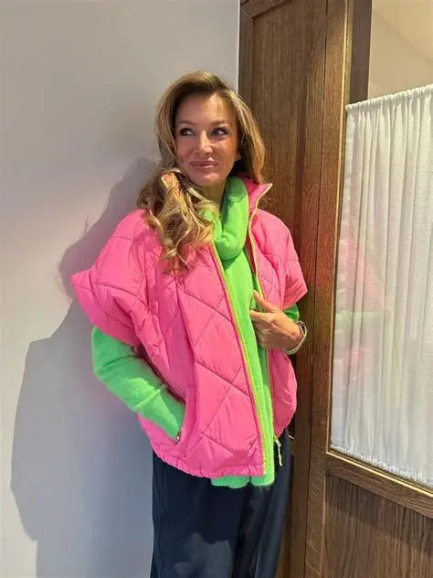 Bodywarmer Fluo roze