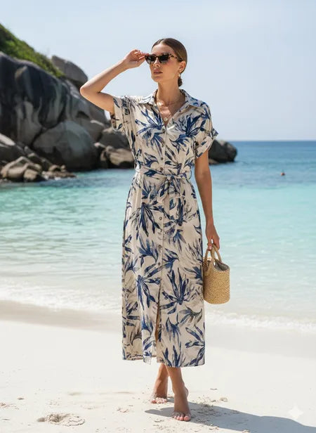 Jurk met bloemenprint