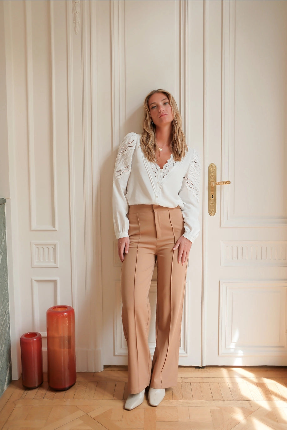 Effe hoge taille broek